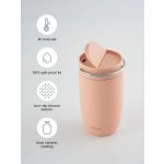 EQUA Cup, termosz bögre, ROSE - 300 ml