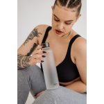 EQUA kulacs MISMATCH 750 ml, üveg Velvet Fekete (BLACK)