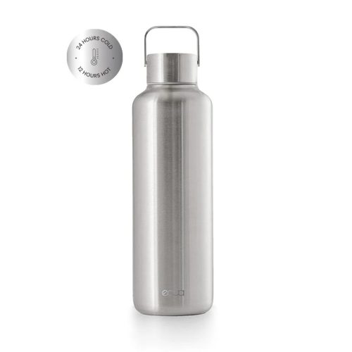 EQUA - Timeless duplafalú termoszkulacs EZÜST (600 ml)