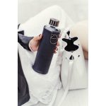 EQUA kulacs MISMATCH 750 ml, üveg Grafit