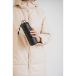 EQUA kulacs MISMATCH 750 ml, üveg Puffy - fekete (BLACK) (750 ml)