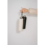 EQUA kulacs MISMATCH 750 ml, üveg Puffy - fekete (BLACK) (750 ml)