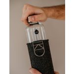 EQUA kulacs MISMATCH 750 ml, üveg Ezüst (Silver)