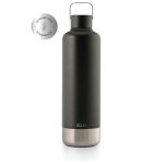 EQUA - Timeless duplafalú termoszkulacs DARK (1000 ml)